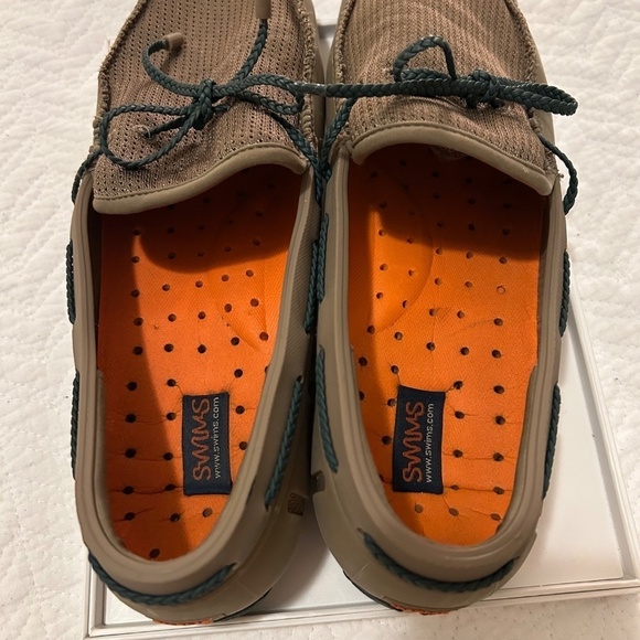 Swims Men’s Braided Lace Loafer Dark Beige Size 9 - Picture 10 of 16